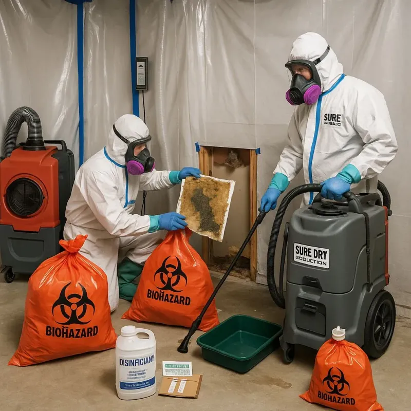 Contaminated Water Handling Protocols process in Medford, OK